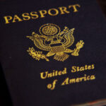 front cover of US passport