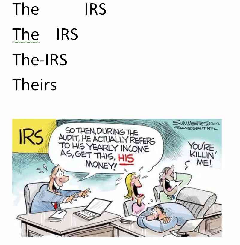 IRS cartoon