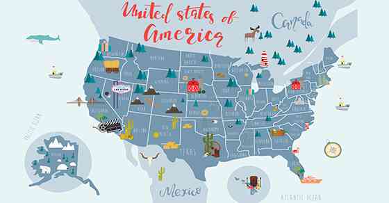 map of usa