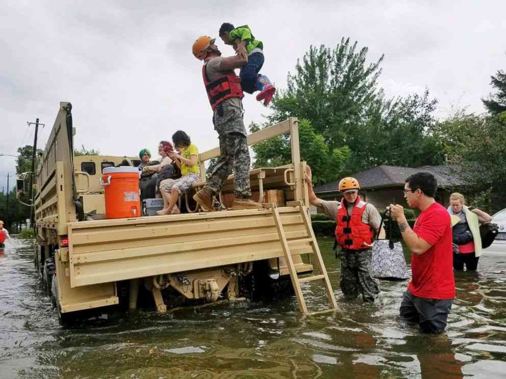 harvey victims rescued