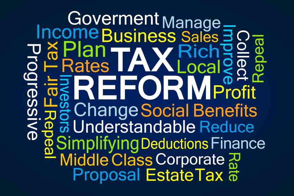 Tax Reform sign